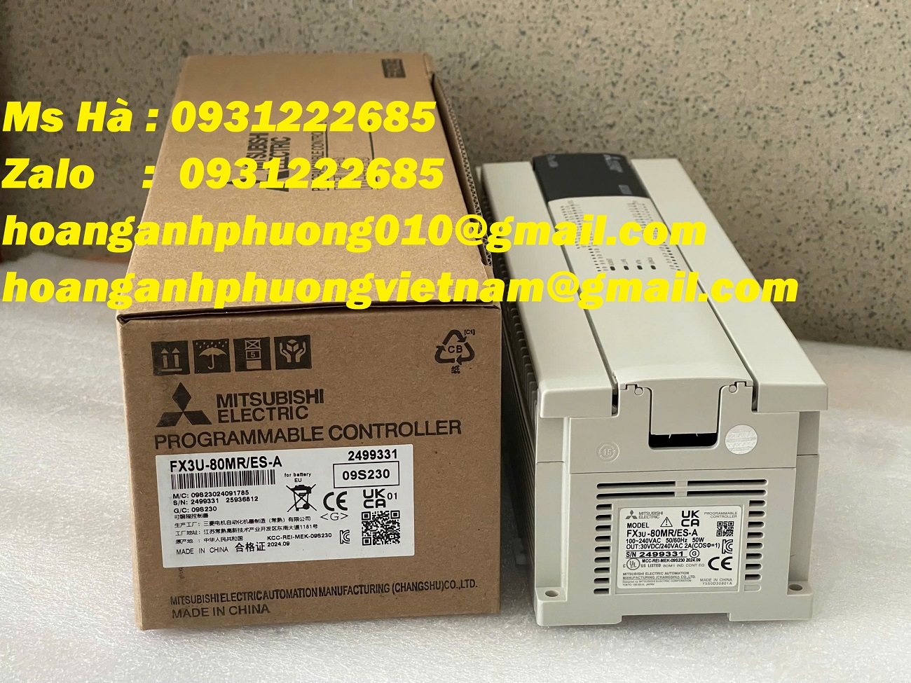 FX3U-80MR/ES-A mitsubishi - bộ lập trình - lựa chọn tối ưu